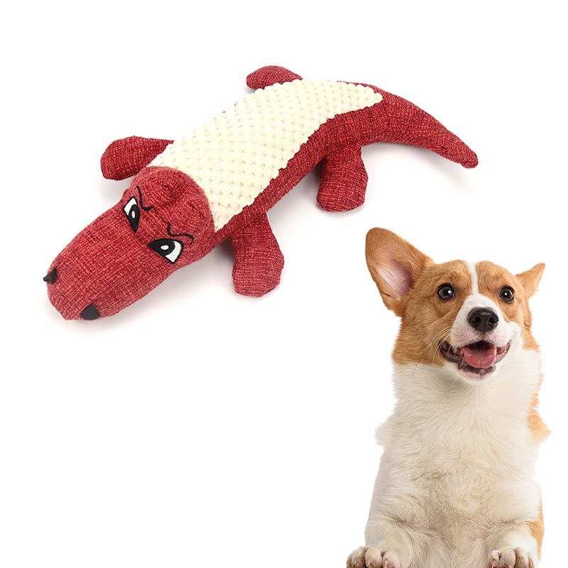 Crocodile Dog Squeaky Chew Toy