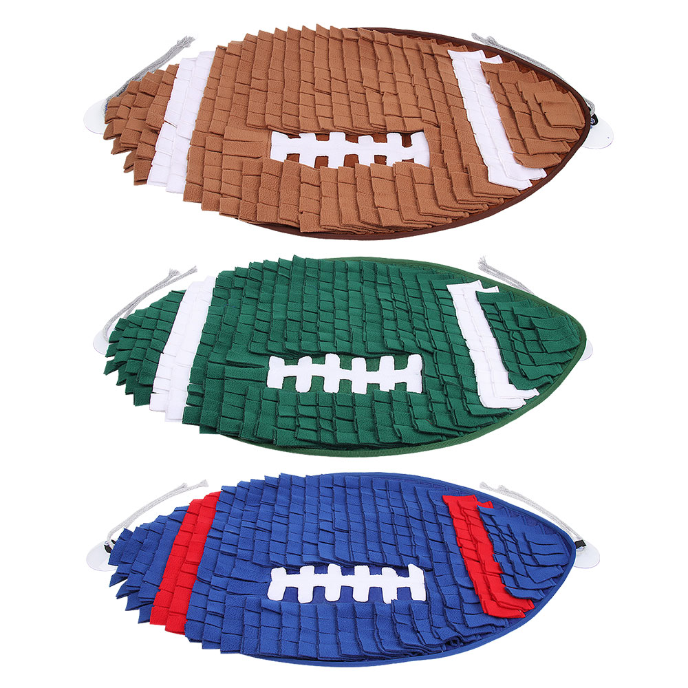 Rugby-shaped Dog Sniff Mat