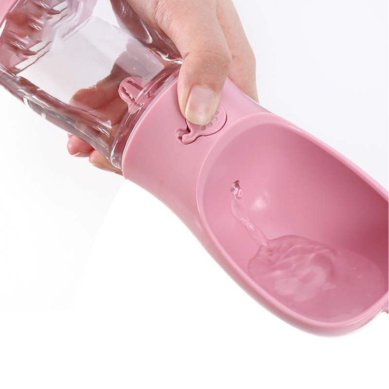 Pet Water Bottle with 200ml Food Container