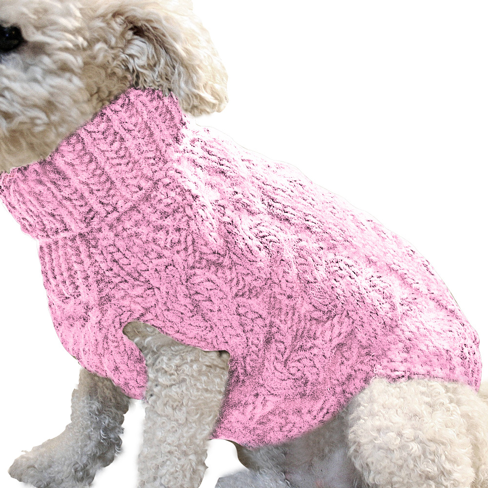 Winter Turtleneck Knitted Pet Clothes