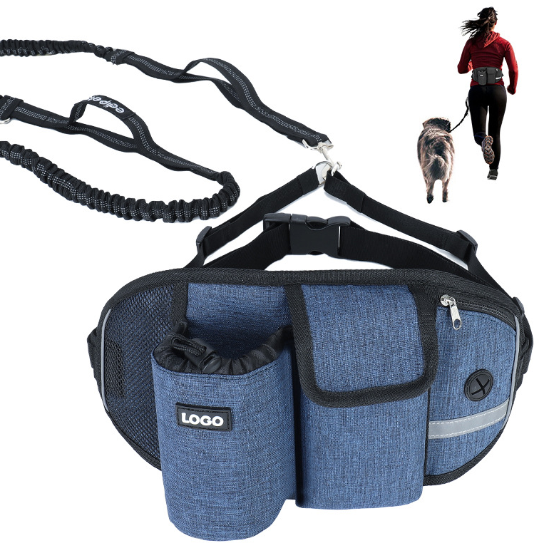 Hands Free Dog Leash with Bag