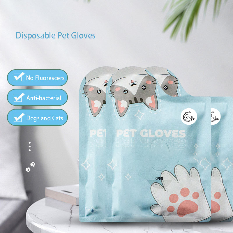Disposable Non Woven Pet Cleaning Gloves