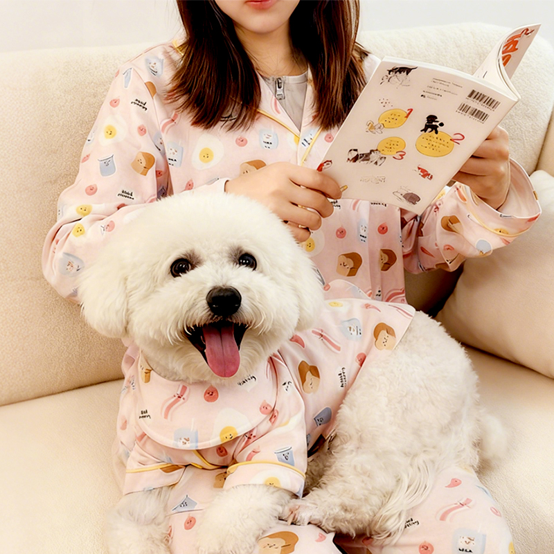 Human-pet parent-child pajamas